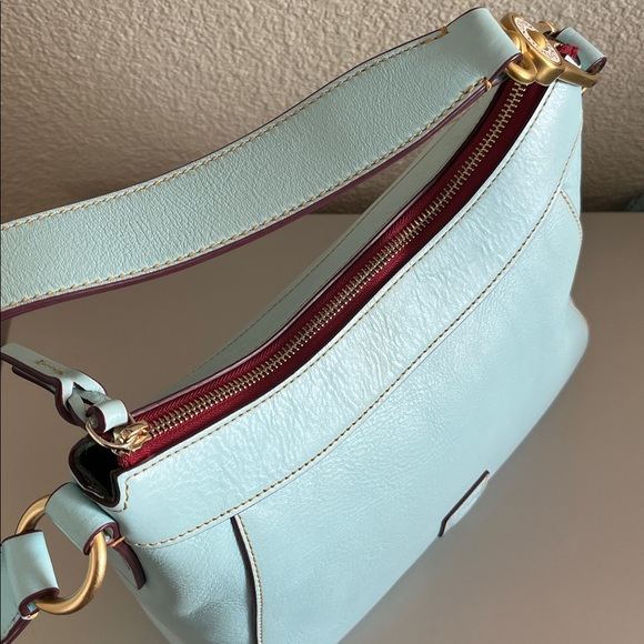 Dooney & Bourke Florentine Cassidy Hobo / Pale Blue - Picture 7 of 13
